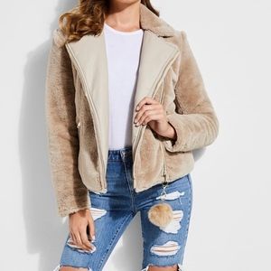 NWT Guess Allegra Reversible Puffer Jacket